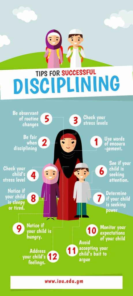 Tips for successful disciplining