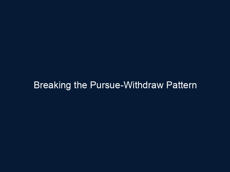 Breaking the Pursue-Withdraw Pattern