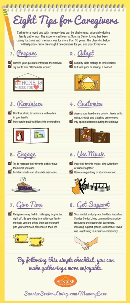 Eight Tips for Caregivers (infographic)