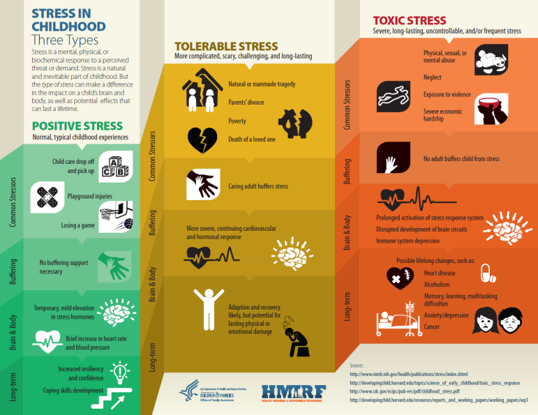 Toxic Stress in Childhood (infographic)