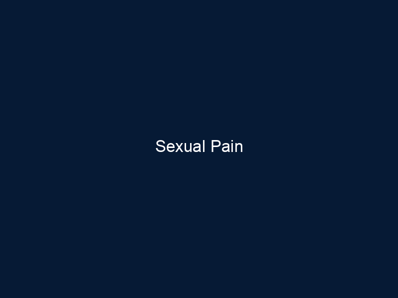 Sexual Pain