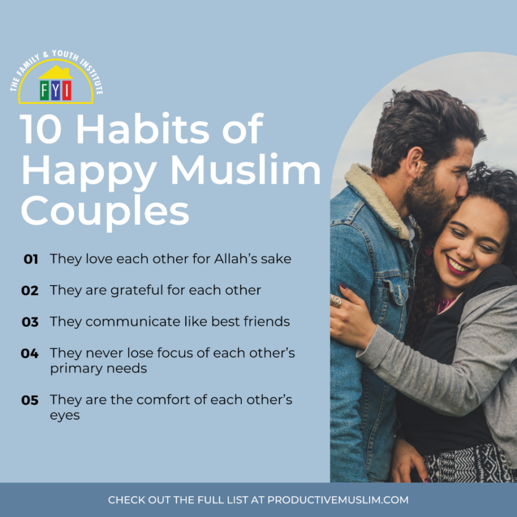 10 Habits of Happy Muslim Couples
